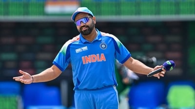 India's ODI captain Rohit Sharma reacts (AFP) India's ODI captain Rohit Sharma reacts (AFP)