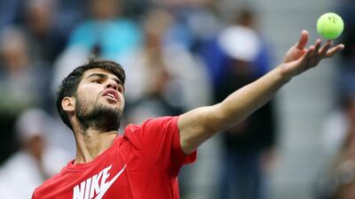 Carlos Alcaraz. (AFP)