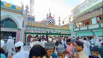 Celebrations at Urs-e-Ala Hazrat in Bareilly (HT Photo)