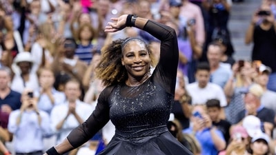 Serena Williams has been using GLP-1 medication for weight loss after her second child, losing 31 pounds. (Photo by COREY SIPKIN / AFP) (AFP) Serena Williams has been using GLP-1 medication for weight loss after her second child, losing 31 pounds. (Photo by COREY SIPKIN / AFP) (AFP)