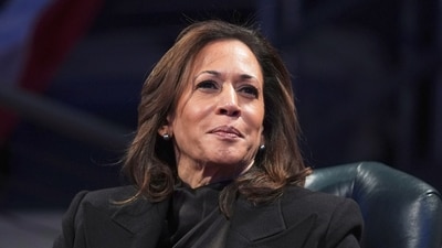Former Vice President Kamala Harris announces a memoir book tour, 107 Days, beginning September 24, 2025. (AP Photo/Evan Vucci, File) (AP)