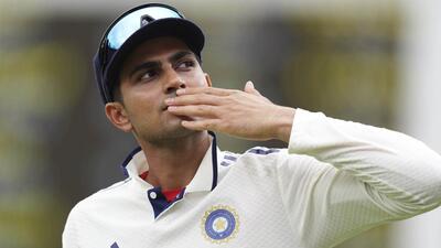 India Test captain Shubman Gill. (AP) India Test captain Shubman Gill. (AP)