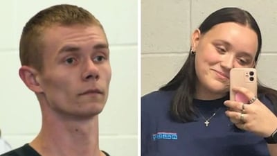 Kylee Monteiro's (R) haunting text to sister reveals painful last moments before being killed by Gregory Groom (L) (ABC6 screenshot, GoFundMe) Kylee Monteiro's (R) haunting text to sister reveals painful last moments before being killed by Gregory Groom (L) (ABC6 screenshot, GoFundMe)