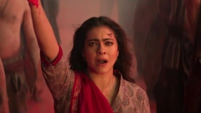 Maa OTT release date: Kajol in a still from the horror film. Maa OTT release date: Kajol in a still from the horror film.