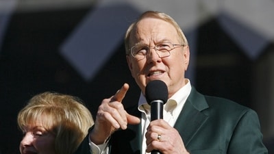 Dr. James Dobson, founder and chairman of Focus on the Family, died at 89 (AP) Dr. James Dobson, founder and chairman of Focus on the Family, died at 89 (AP)