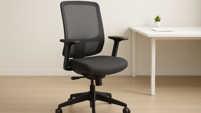 An ergonomic office chair with height adjustment supports good posture, ensuring comfort and better spinal alignment during extended periods of focused work. An ergonomic office chair with height adjustment supports good posture, ensuring comfort and better spinal alignment during extended periods of focused work.