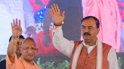 CM Yogi Adityanath and deputy CM Keshav Prasad Maurya at a recent function. (PTI File) CM Yogi Adityanath and deputy CM Keshav Prasad Maurya at a recent function. (PTI File)