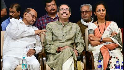 Shiv Sena (UBT) has nine members in the Lok Sabha and two in the Rajya Sabha. (ANI)