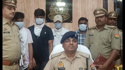 The accused in police custody. (HT)