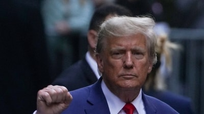 In the initial ruling against Trump, Engoron ordered the US President to pay a civil penalty of $464 million, including interest. (REUTERS)
