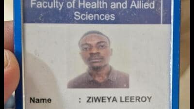 Zimbabwean student, Ziweya Leeroy Zimbabwean student, Ziweya Leeroy