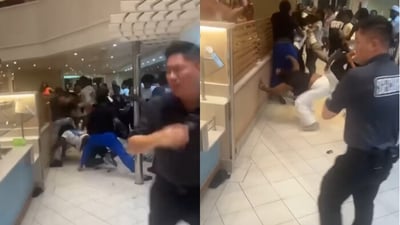 Fight breaks out on Carnival Cruise (Instagram/mikeisterra) Fight breaks out on Carnival Cruise (Instagram/mikeisterra)