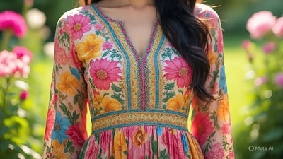 Floral kurtis for every mood and moment: Top 8 picks for you to embrace ethnic fashion (AI Generated) Floral kurtis for every mood and moment: Top 8 picks for you to embrace ethnic fashion (AI Generated)