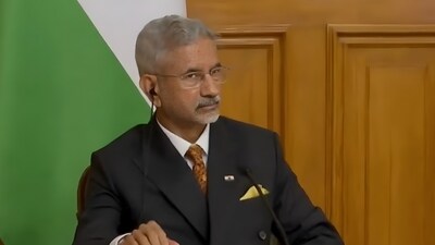India's External Affairs Minister S Jaishankar at a joint press briefing with Russia's Sergey Lavrov after their meeting in Moscow on Thursday. (ANI) India's External Affairs Minister S Jaishankar at a joint press briefing with Russia's Sergey Lavrov after their meeting in Moscow on Thursday. (ANI)