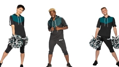 Philadelphia Eagles will start this season with the largest number of male cheerleaders the team has ever had. (Philadelphia Eagles) Philadelphia Eagles will start this season with the largest number of male cheerleaders the team has ever had. (Philadelphia Eagles)
