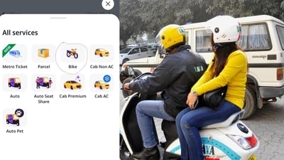 Earlier, a single-judge order had barred the operation of bike taxis under the Motor Vehicles Act. Earlier, a single-judge order had barred the operation of bike taxis under the Motor Vehicles Act.
