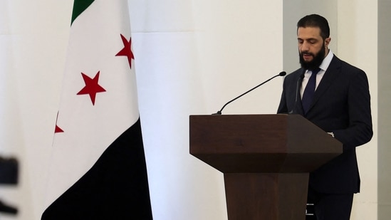 Mr Sharaa has disappointed Syrians by failing to ease the sectarian divisions that have long made their country a tinderbox. (AFP)