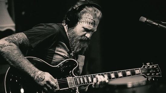 Brent Hinds, former lead guitarist of Mastodon, died on August 20. (Instagram/mastodonrocks)
