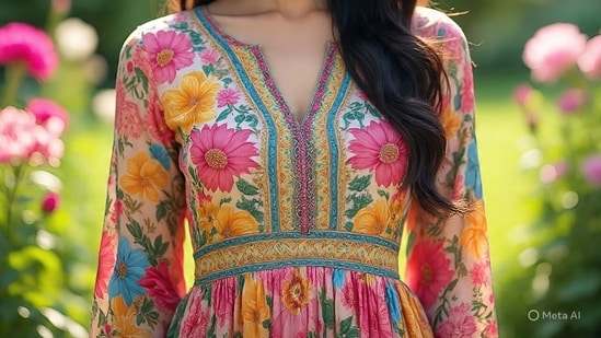 Floral kurtis for every mood and moment: Top 8 picks for you to embrace ethnic fashion (AI Generated)