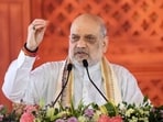 FILE: Union Home Minister Amit Shah addressing a gathering in Sitamarhi district, Bihar, India. (Photo by / Hindustan Times)