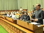 Himachal chief minister Sukhvinder SIngh Sukhu during assembly session in Shimla on Friday. (File) Himachal chief minister Sukhvinder SIngh Sukhu during assembly session in Shimla on Friday. (File)