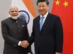 Prime Minister Narendra Modi and Chinese President Xi Jinping.