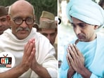 Ben Kingsley in Richard Attenborough's Gandhi (L) and Pratik Gandhi in Hansal Mehta's new series (R).