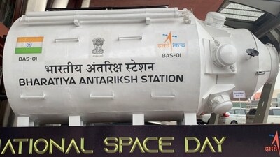 India plans to have five modules of the Bharatiya Antariksh Station in place by 2035 as part of its ambitious plans for the space sector. (X/ @ISROSpaceflight) India plans to have five modules of the Bharatiya Antariksh Station in place by 2035 as part of its ambitious plans for the space sector. (X/ @ISROSpaceflight)