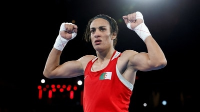 Imane Khelif of Algeria (REUTERS)