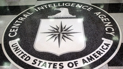 The logo of the US Central Intelligence Agency is shown in the lobby of the CIA headquarters in Langley, Virginia. (Reuters)