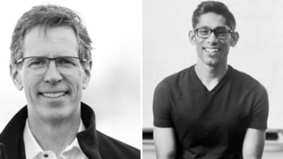 American influencer Charles Haywood (L) and Indian entrepreneur Dilip Kumar (R). (X/@TheWorthyHouse, @kmr_dilip)