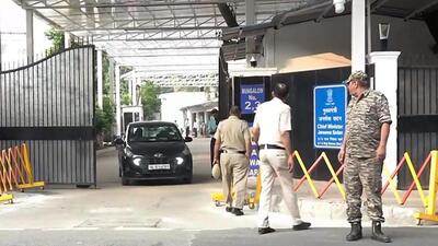 Police clarified that there was no breach of the MLA’s security at any point. (PTI photo) Police clarified that there was no breach of the MLA’s security at any point. (PTI photo)
