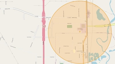 A massive explosion was reported in Roseland, Tangipahoa Parish (X)
