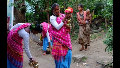 Tribal women of Birbhum preparing for a performance as part of the Hul Utsav to commemorate the Santhal battle against the British in 1885. While writers like Hansda Sowvendra Shekhar, author, The Adivasi Will Not Dance among other works, are prominent in the Indian English sphere, in general, Indian language literature has not been very inclusive. (Subhendu Ghosh/Hindustan Times) Tribal women of Birbhum preparing for a performance as part of the Hul Utsav to commemorate the Santhal battle against the British in 1885. While writers like Hansda Sowvendra Shekhar, author, The Adivasi Will Not Dance among other works, are prominent in the Indian English sphere, in general, Indian language literature has not been very inclusive. (Subhendu Ghosh/Hindustan Times)