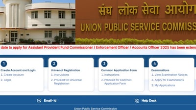 UPSC EPFO Recruitment 2025: Last day to apply at upsconline.nic.in today.