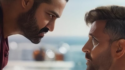 War 2 worldwide box office collection day 8: Hrithik Roshan and Jr NTR's film has crashed. War 2 worldwide box office collection day 8: Hrithik Roshan and Jr NTR's film has crashed.