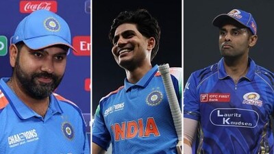 Rohit Sharma, Shubman Gill and Suryakumar Yadav are the current captains of India's ODI, Test and T20I sides (AFP) Rohit Sharma, Shubman Gill and Suryakumar Yadav are the current captains of India's ODI, Test and T20I sides (AFP)