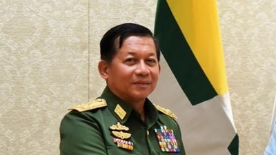 Min Aung Hliang (PIB Twitter) Min Aung Hliang (PIB Twitter)