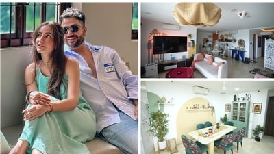 Inside Aly Goni and Jasmine Bhasin's Mumbai home. Inside Aly Goni and Jasmine Bhasin's Mumbai home.