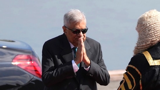 Ex-Sri Lankan president Ranil Wickremesinghe. (AP File)