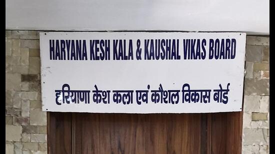 The presence of senior IAS and HCS officers and frequent police visits to the building for government work did not deter the fraudulent operation, which targeted foreign nationals. (HT Photo)