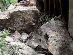 A vehicle was caught in a landslide in Jammu and Kashmir's Reasi A vehicle was caught in a landslide in Jammu and Kashmir's Reasi