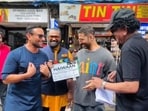 Akshay Kumar and Saif Ali Khan kick off shoot for Priyadarshan's Haiwaan. Akshay Kumar and Saif Ali Khan kick off shoot for Priyadarshan's Haiwaan.