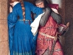Oh, must you meet those annoying friends: Frederic William Burton’s Meeting on the Turret Stairs (1864). (National Gallery of Ireland) Oh, must you meet those annoying friends: Frederic William Burton’s Meeting on the Turret Stairs (1864). (National Gallery of Ireland)