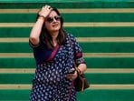 Shiv Sena (UBT) MP Priyanka Chaturvedi during the Monsoon session of Parliament, in New Delhi. Shiv Sena (UBT) MP Priyanka Chaturvedi during the Monsoon session of Parliament, in New Delhi.