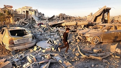 The Gaza Strip in June. (AFP) The Gaza Strip in June. (AFP)