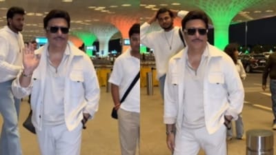 Govinda was spotted by the paparazzi at the Mumbai airport on Friday evening. Govinda was spotted by the paparazzi at the Mumbai airport on Friday evening.