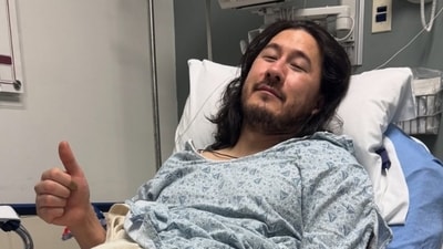 YouTuber Markiplier is hospitalized. (Instagram/ Markiplier ) YouTuber Markiplier is hospitalized. (Instagram/ Markiplier )