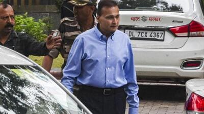 Industrialist Anil Ambani at the Enforcement Directorate office on August 5. (PTI FILE PHOTO) Industrialist Anil Ambani at the Enforcement Directorate office on August 5. (PTI FILE PHOTO)