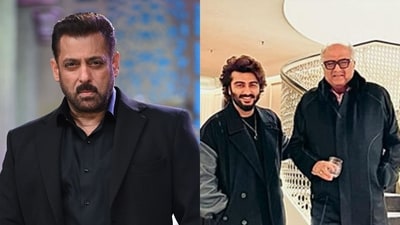 Salman Khan, Arjun Kapoor and Boney Kapoor